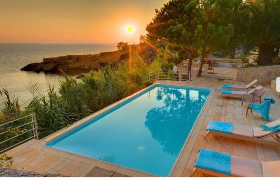 Villaparadiso Beach Front Villa Makris Gialos Аргостолион Екстериор снимка